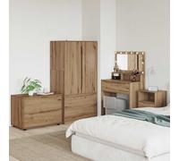 vidaXL Armario de almacenamiento 80 x 48 x 57 cm Madera de ingeniería