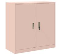 vidaXL Armario de almacenamiento, rosa, 90 x 40 x 90 cm, acero