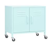 Vidaxl armario de almacenamiento acero verde menta 60x35x56 cm
