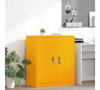 vidaXL Armario de almacenamiento Amarillo Mostaza 80 x 40 x 90 cm
