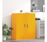 vidaXL Armario de almacenamiento 90 x 40 x 105 cm Acero Amarillo Mostaza