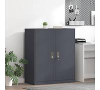 vidaXL Armario de almacenamiento Antracita 90 x 40 x 105 cm Acero