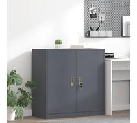 vidaXL Armario de almacenamiento Antracita 90 x 40 x 90 cm Acero
