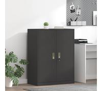 vidaXL Armario de almacenamiento Negro 80 x 40 x 105 cm Acero