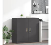 vidaXL Armario de almacenamiento Negro 90 x 40 x 90 cm Acero