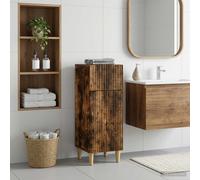 vidaXL Armario de Almacenamiento para Baño ARNHEM Roble Ahumado
