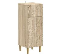 vidaXL Armario de almacenamiento para baño, modelo DELFT, en roble Sonoma