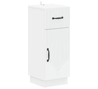vidaXL Armario de almacenamiento para baño, modelo HOORN, blanco, 30 x 31 x 77 cm