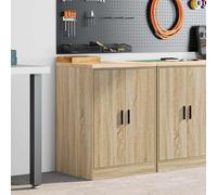 vidaXL Armario de almacenamiento para garaje Roble Sonoma 60x51x85 cm