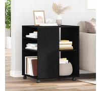 vidaXL Armario de Almacenamiento 60 x 53 x 72,5 cm Roble Negro
