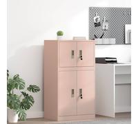 vidaXL Armario de almacenamiento Rosa 60 x 40 x 40 cm Acero