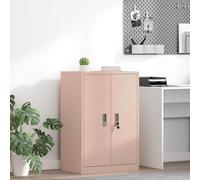 vidaXL Armario de almacenamiento Rosa 60 x 40 x 90 cm Acero