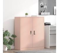 vidaXL Armario de almacenamiento Rosa 90 x 40 x 105 cm Acero