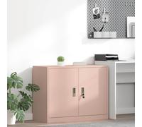 vidaXL Armario de almacenamiento Rosa 90 x 40 x 70 cm Acero