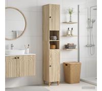 vidaXL Armario de Baño con Estante Abierto ALKMAAR Roble Sonoma