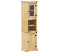 vidaXL Armario de baño «Corona» madera maciza de pino 50x40x185 cm