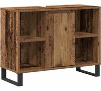 vidaXL Armario de baño de madera reciclada, 80 x 33 x 60 cm, material de madera