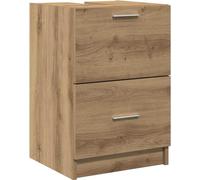 vidaXL Armario de baño estilo artesanal, roble, 40 x 37 x 59 cm, material de madera