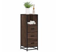 vidaXL Armario de baño madera contrachapada 35x37,5x100 cm en color Gris sonoma/Roble Sonoma/Marrón roble y más | almacenamiento funcional diseño moderno para baño dormitorio sala