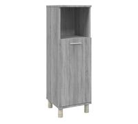 Vidaxl armario de baño madera contrachapada gris sonoma 30x30x95 cm