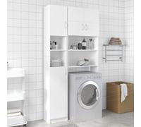vidaXL Armario de baño madera de ingeniería blanco 32x25,5x190 cm