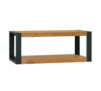 Vidaxl armario de baño madera maciza de teca 90x45x35 cm