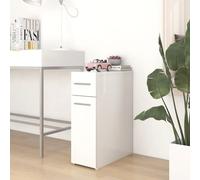 vidaXL Armario de boticario madera contrachapada blanco 20x45,5x60 cm