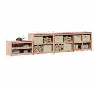 vidaXL Armario de Cocina de Exterior MEPPEL 4 uds. Blanco