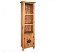 vidaXL Mueble de Baño, Armario Alto de Almacenaje, Estantería de Baño, Mueble Auxiliar para Salón Dormitorio, Madera Maciza de Pino