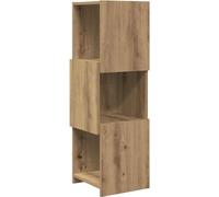 vidaXL Armario de esquina, 30,5 x 30 x 95 cm, material de madera, color roble artesanal