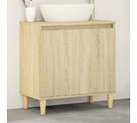 vidaXL Armario de lavabo madera contrachapada Roble Sonoma 58x33x60 cm
