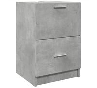 vidaXL Armario de Lavabo Madera ingeniería Gris hormigón 40x37x59 cm