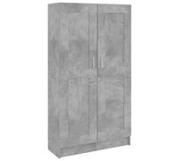 vidaXL Armario de libros contrachapada gris hormigón 82,5x30,5x150cm