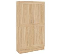 vidaXL Librería de madera de ingeniería 82,5x30,5x150 cm Roble Sonoma