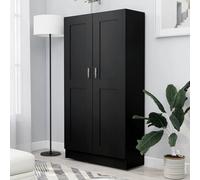 Librería Vidaxl de Madera de Ingeniería 82,5x30,5x150 Cm Black