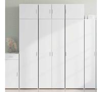 vidaXL Armario de madera de ingeniería Blanco 70x42,5x225 cm