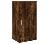 vidaXL Armario de Madera de ingeniería Roble Ahumado 50x45x103,5 cm, Armario, Armario de Escritorio, Armario de Oficina, aparador