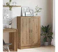 vidaXL Armario de madera de ingeniería Roble Artisan 82,5x30,5x115 cm, estantería y librería