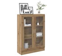 vidaXL Armario de madera de ingeniería Roble Artisan 82,5x30,5x115 cm, librería y estantería