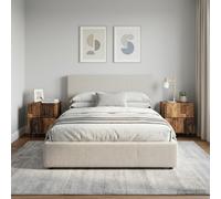 vidaXL Armario de Noche 2 uds. Madera envejecida 43 x 34,5 x 49,5 cm