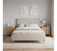 vidaXL Mesitas de noche, 2 unidades, roble artesanal, 43 x 34,5 x 48 cm, material de madera