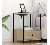 vidaXL Armario de Noche 2 uds. Roble Sonoma 42 x 41 x 56 cm