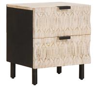 vidaXL Armario de Noche 40 x 33 x 46 cm Madera de mango maciza