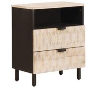 vidaXL Armario de Noche 50 x 33 x 60 cm Madera de mango maciza
