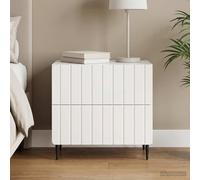 vidaXL Armario de Noche Brillante 62 x 34,5 x 49,5 cm