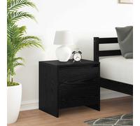 vidaXL Mesita de noche, color , aspecto de roble, 45 x 34 x 44,5 cm, material de madera