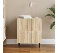 vidaXL Armario de Noche Roble Sonoma 43 x 34,5 x 49,5 cm