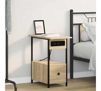 vidaXL Armario de Noche Roble Sonoma 60 x 30 x 61 cm