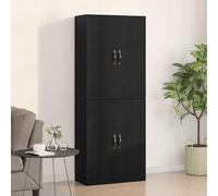 vidaXL Armario de pared, 2 unidades, color , aspecto roble, 69,5 x 34 x 90 cm