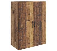 vidaXL Armario de pared, 66 x 34,5 x 90 cm, material de madera, aspecto de madera envejecida